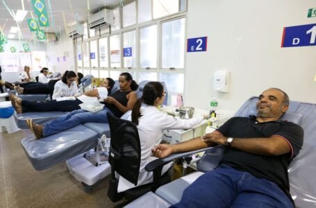 Para marcar o Dia Mundial do Doador de Sangue, Ministério da Saúde lança campanha de doação de sangue. Foto: Marcelo Camargo/Agência Brasil